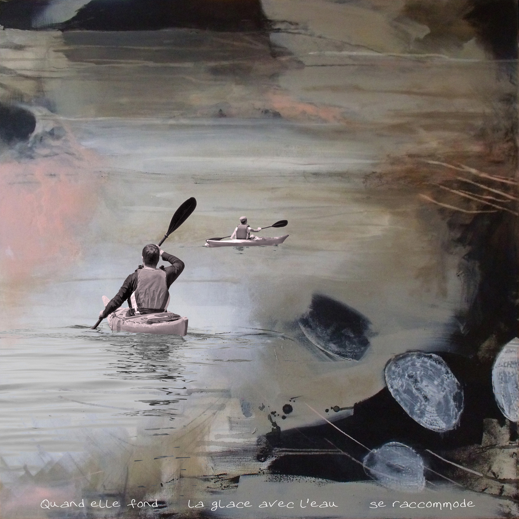 Exemple de montage numérique adapté pour une entreprise de confection de Kayaks.